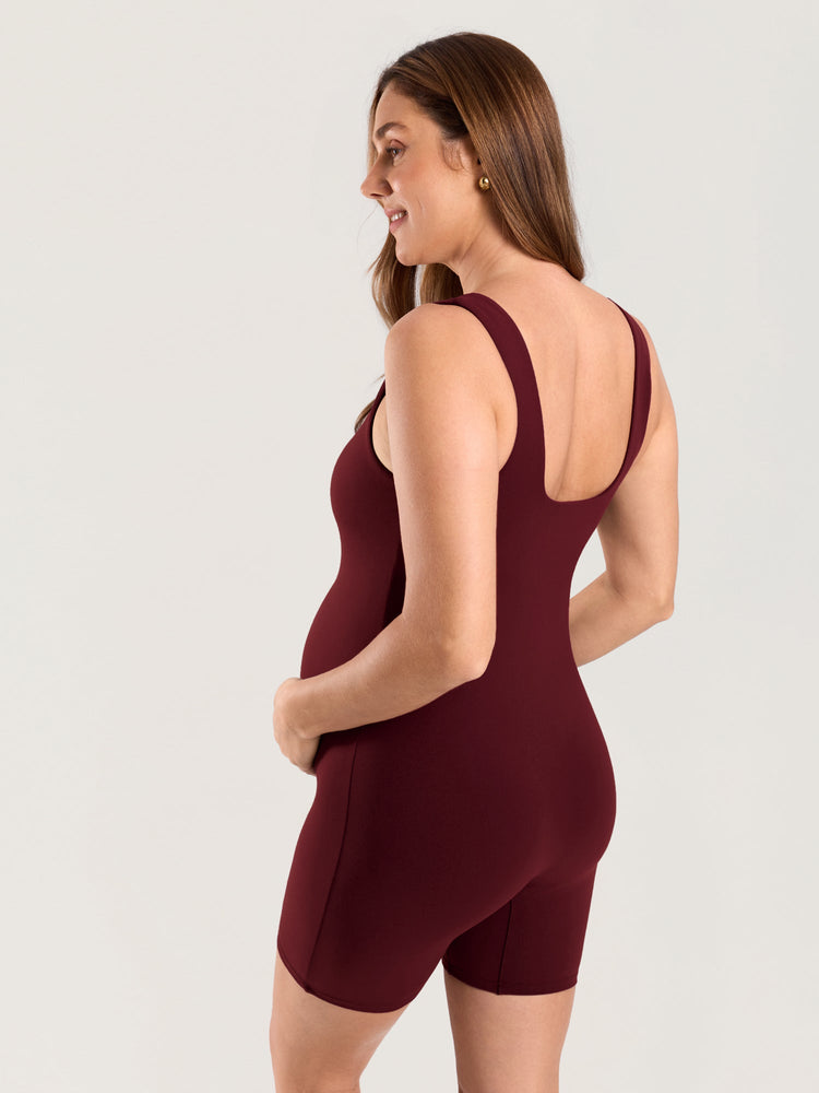 Fazo Store korte zwangerschapsjumpsuit met lage rug – 14 cm
