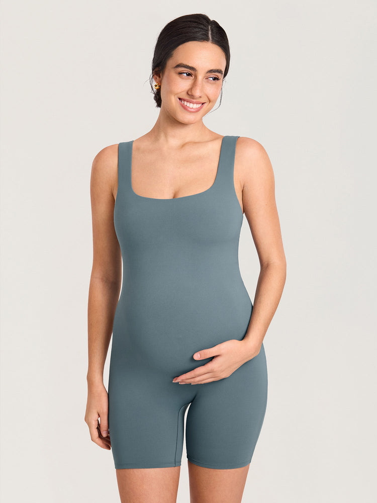 Fazo Store korte zwangerschapsjumpsuit met lage rug – 14 cm