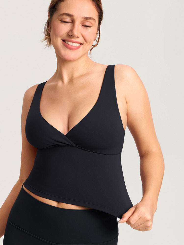 Natrelax® Crossover Nursing Crop Tank Top