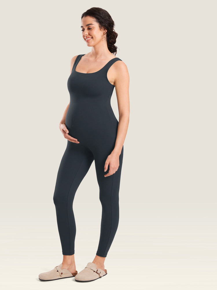 Fazo Store zwangerschapsjumpsuit met vierkante hals – 64 cm