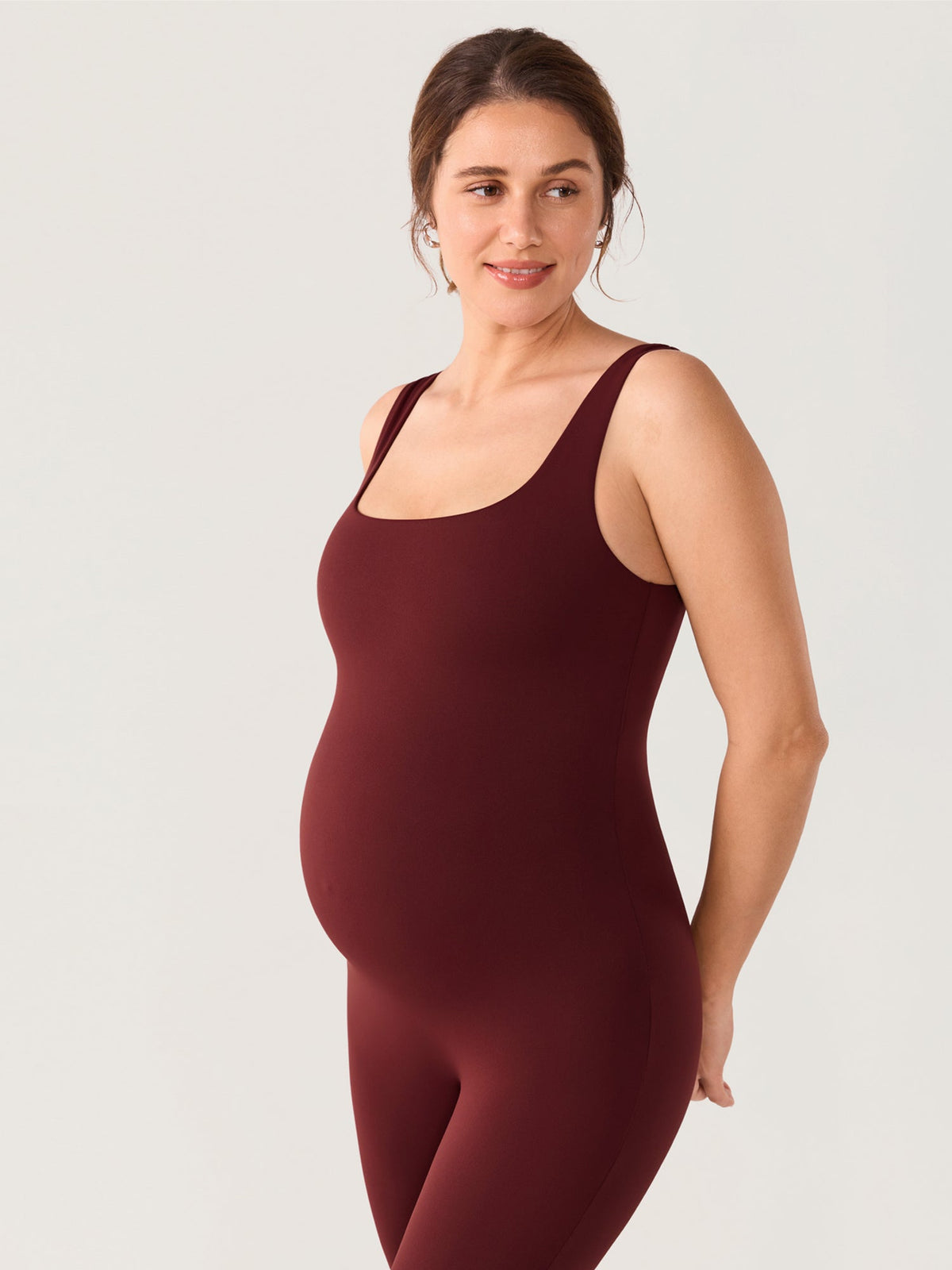 Fazo Store zwangerschapsjumpsuit met vierkante hals – 64 cm