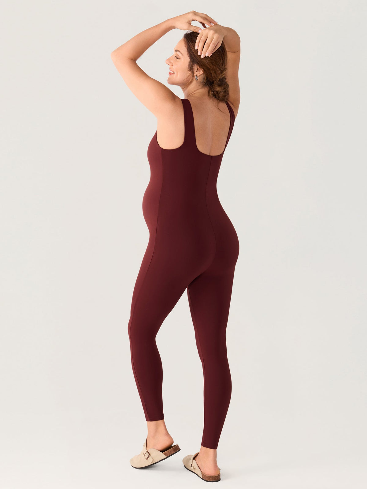 Fazo Store zwangerschapsjumpsuit met vierkante hals – 64 cm