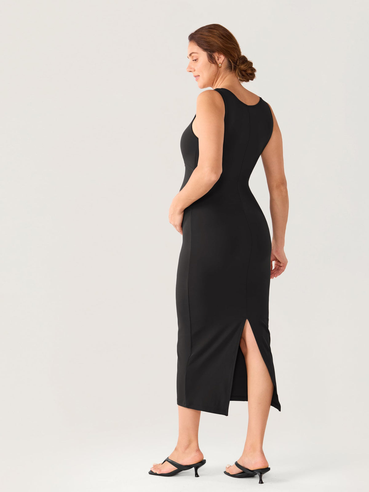 Natrelax® Hidden Crossover Bodycon Maxi Dress