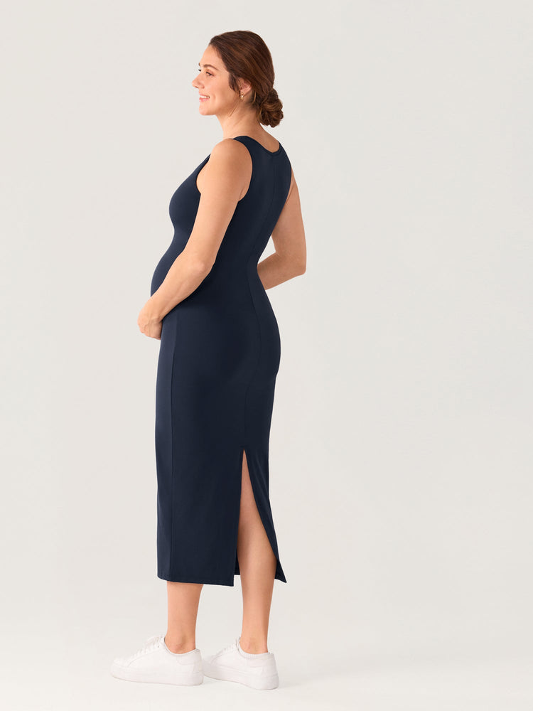 Natrelax® Hidden Crossover Bodycon Maxi Dress