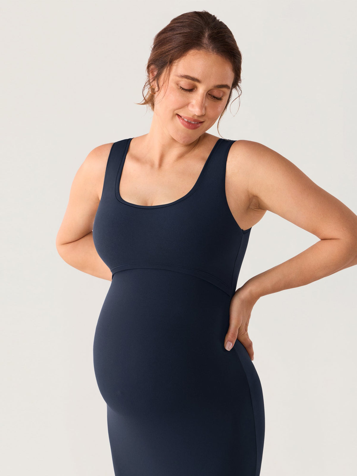 Natrelax® Hidden Crossover Bodycon Maxi Dress
