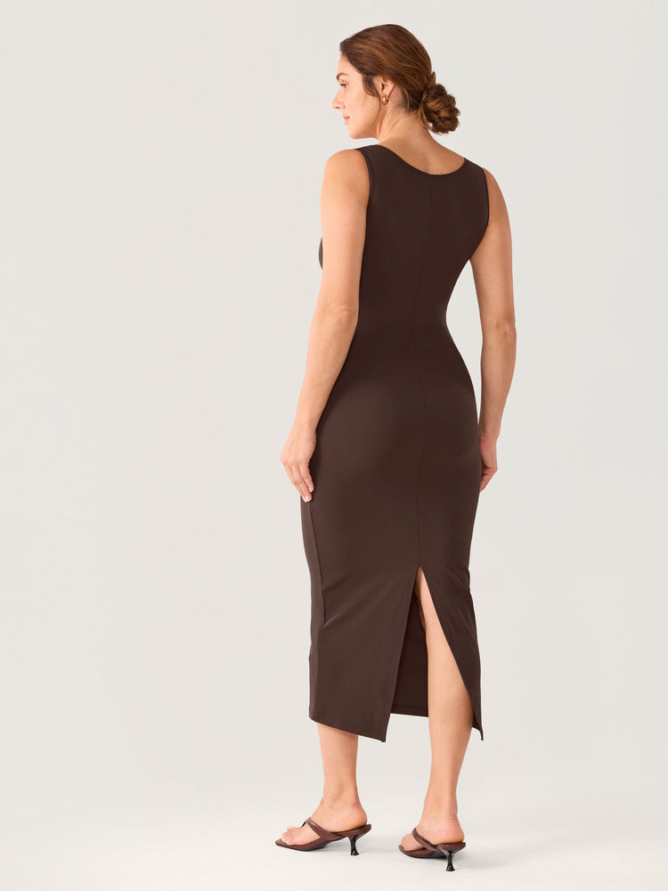 Natrelax® Hidden Crossover Bodycon Maxi Dress