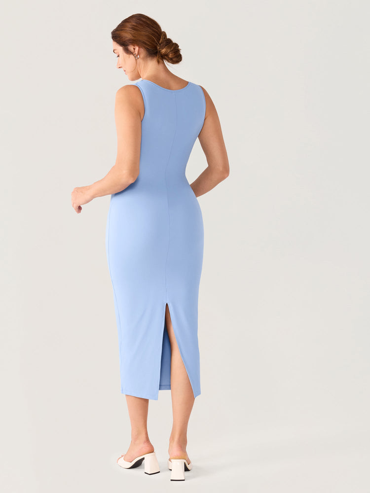 Natrelax® Hidden Crossover Bodycon Maxi Dress