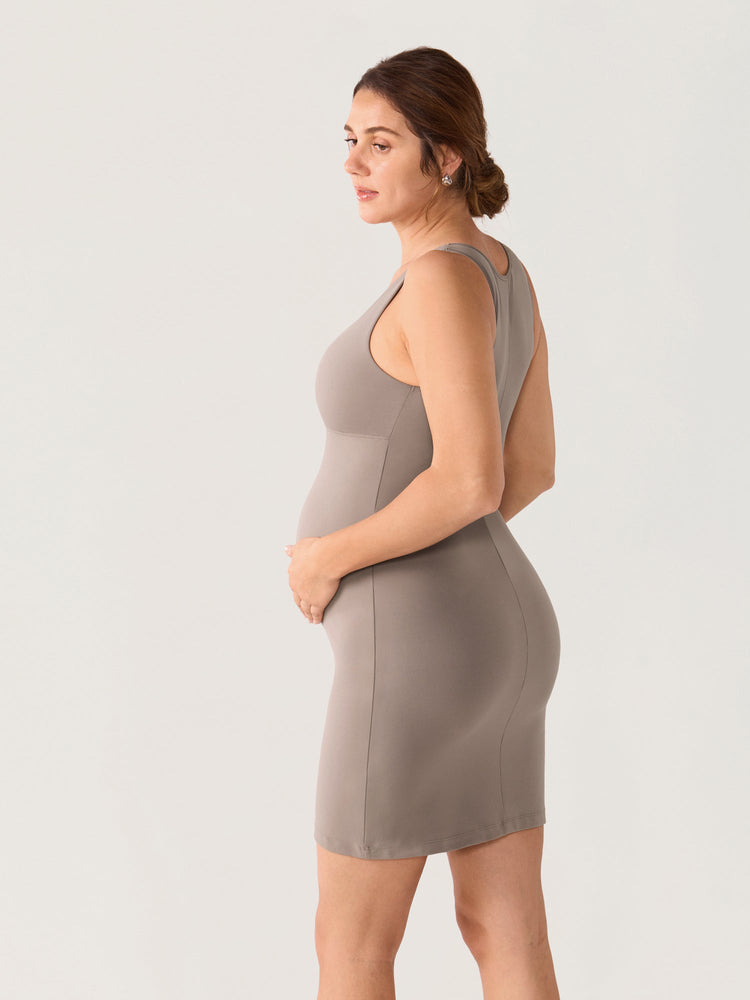 Natrelax® Crossover Maternity & Nursing Mini Dress