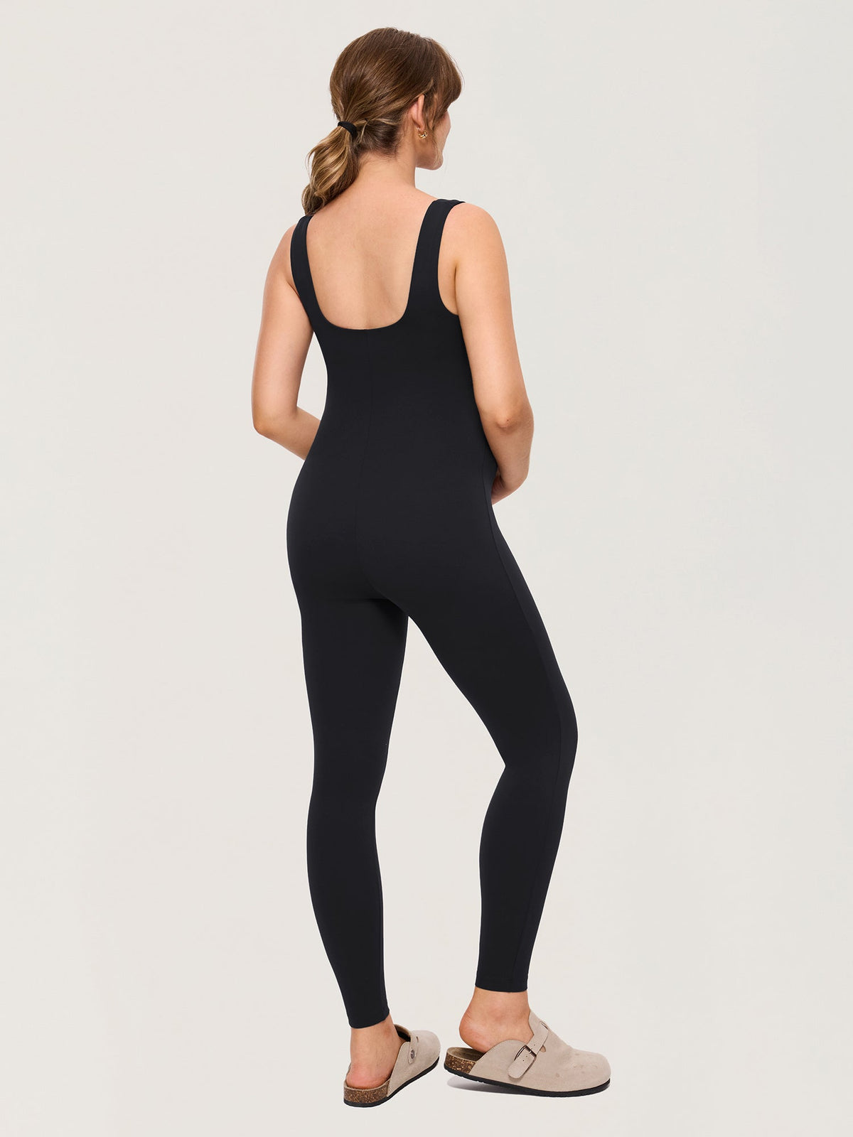 Fazo Store zwangerschapsjumpsuit met vierkante hals – 71 cm