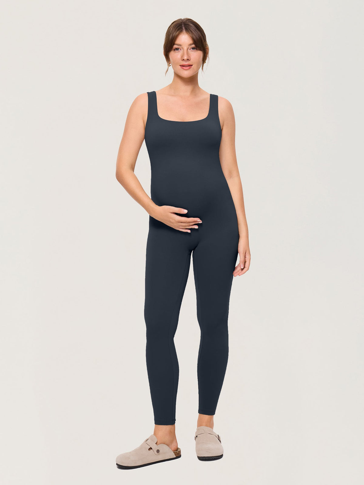 Fazo Store zwangerschapsjumpsuit met vierkante hals – 71 cm