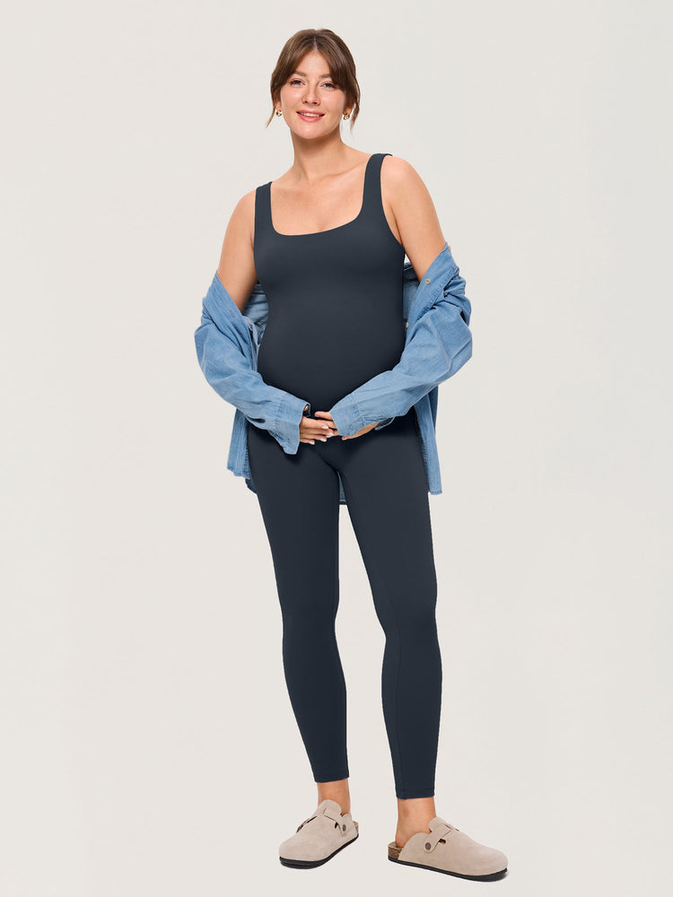 Fazo Store zwangerschapsjumpsuit met vierkante hals – 71 cm
