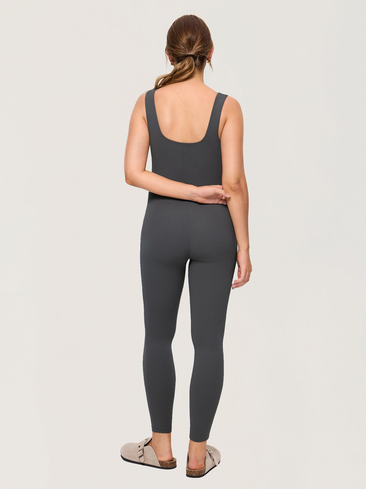 Fazo Store zwangerschapsjumpsuit met vierkante hals – 71 cm
