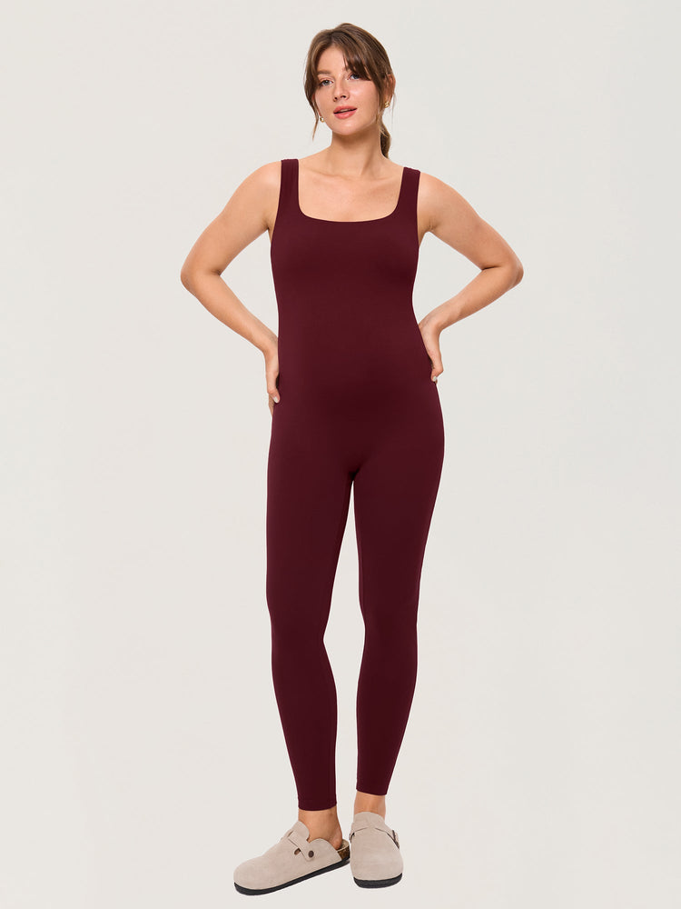Fazo Store zwangerschapsjumpsuit met vierkante hals – 71 cm