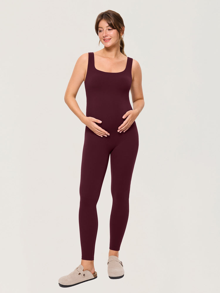 Fazo Store zwangerschapsjumpsuit met vierkante hals – 71 cm