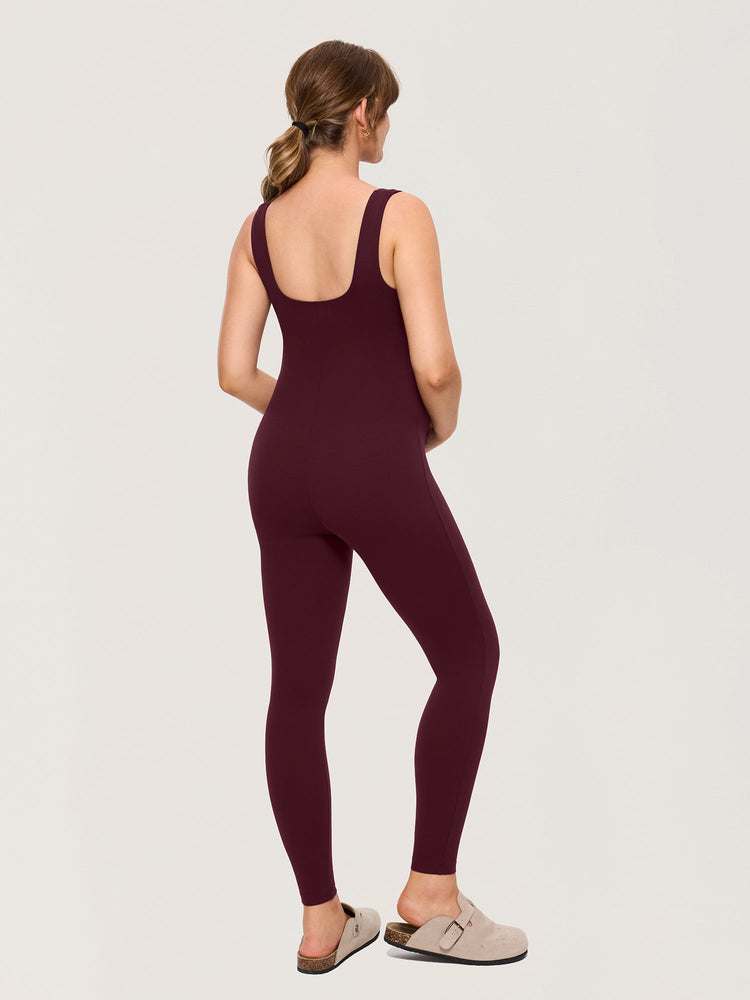 Fazo Store zwangerschapsjumpsuit met vierkante hals – 71 cm