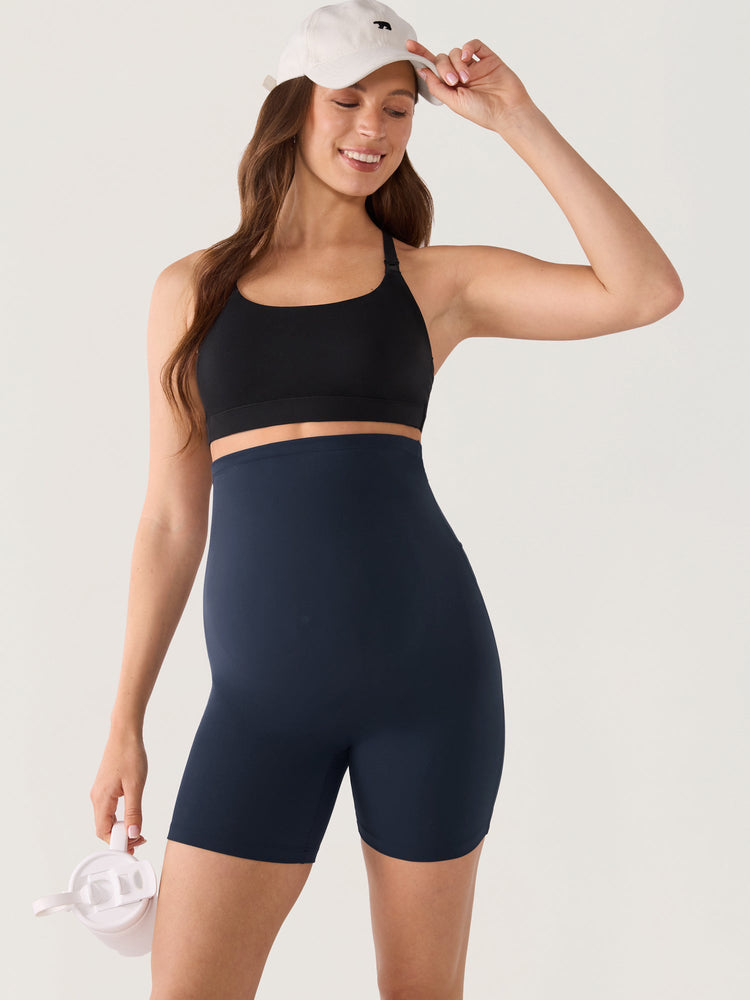 Fazo Store zwangerschapsshort met naadloos voorpand – 15 cm