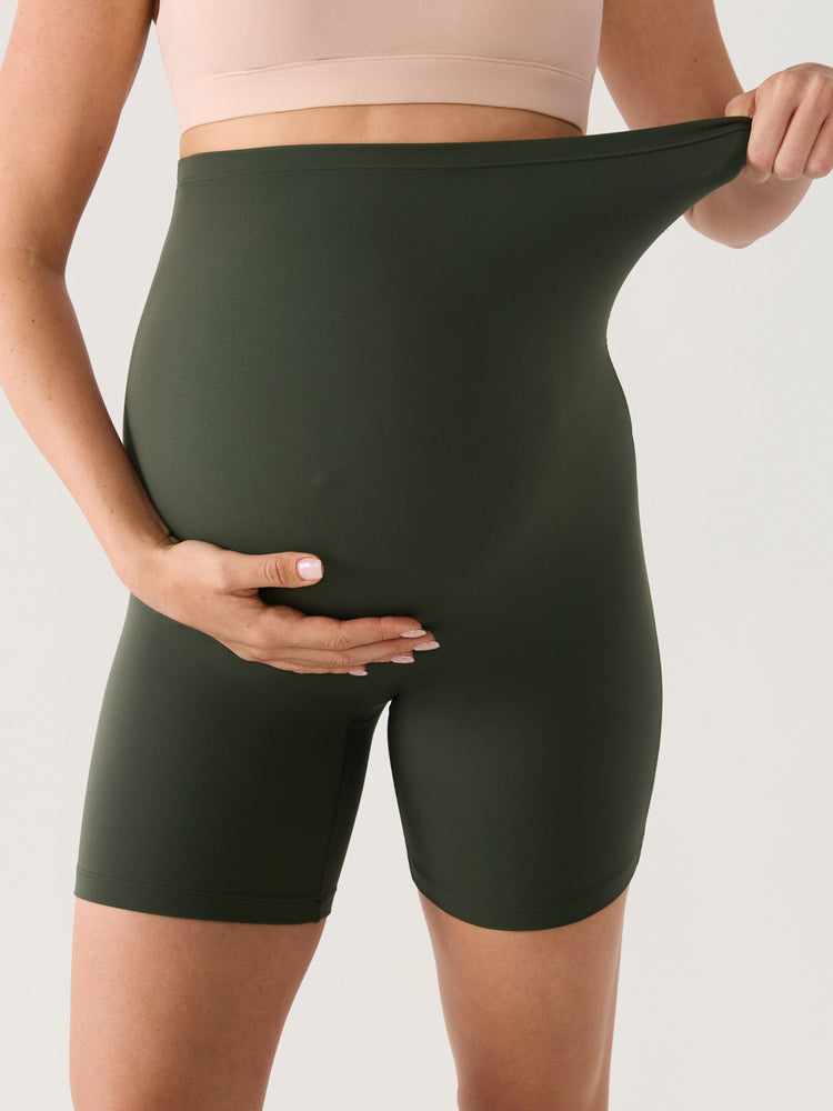 Fazo Store zwangerschapsshort met naadloos voorpand – 15 cm