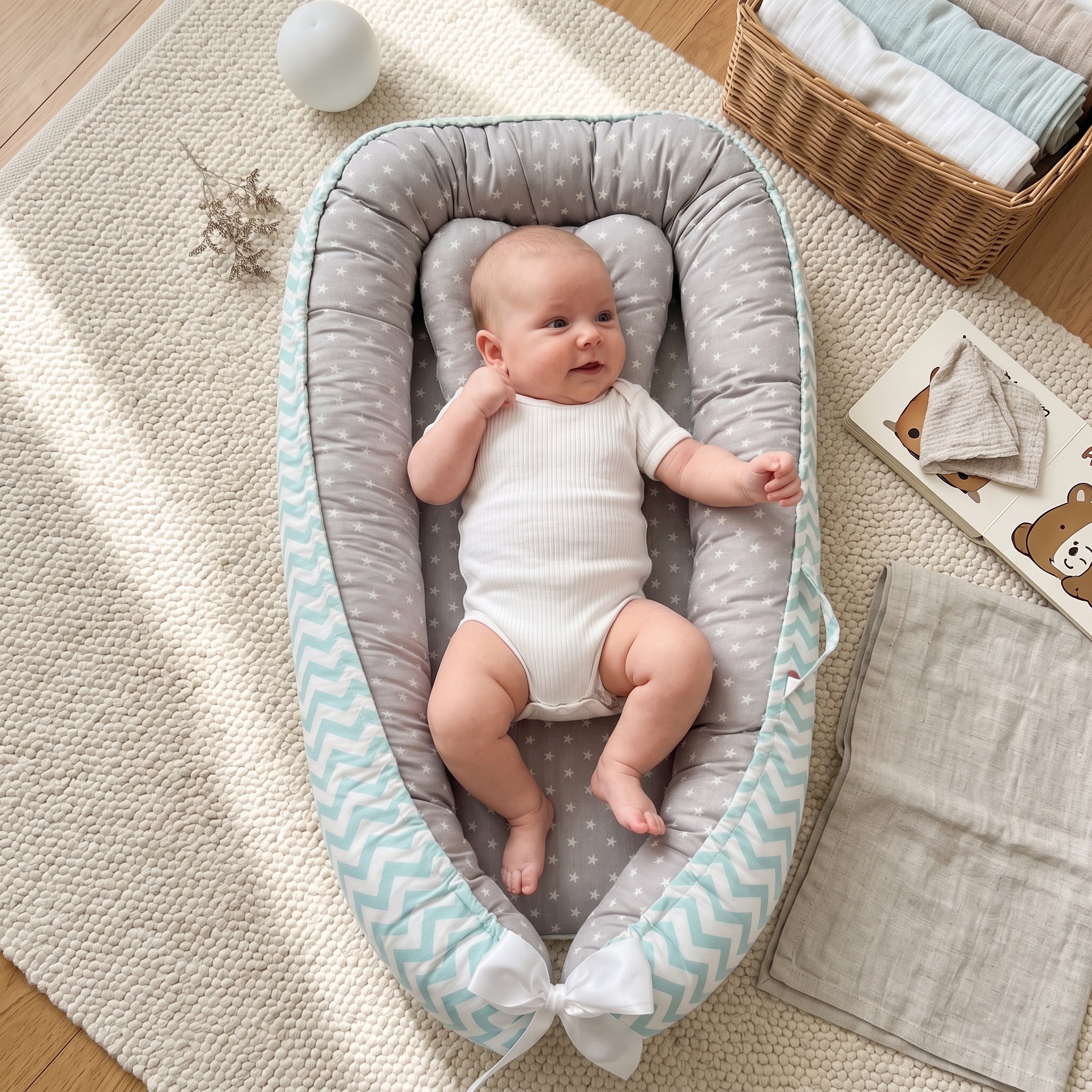 Little Manta Portable Baby Lounger Nest