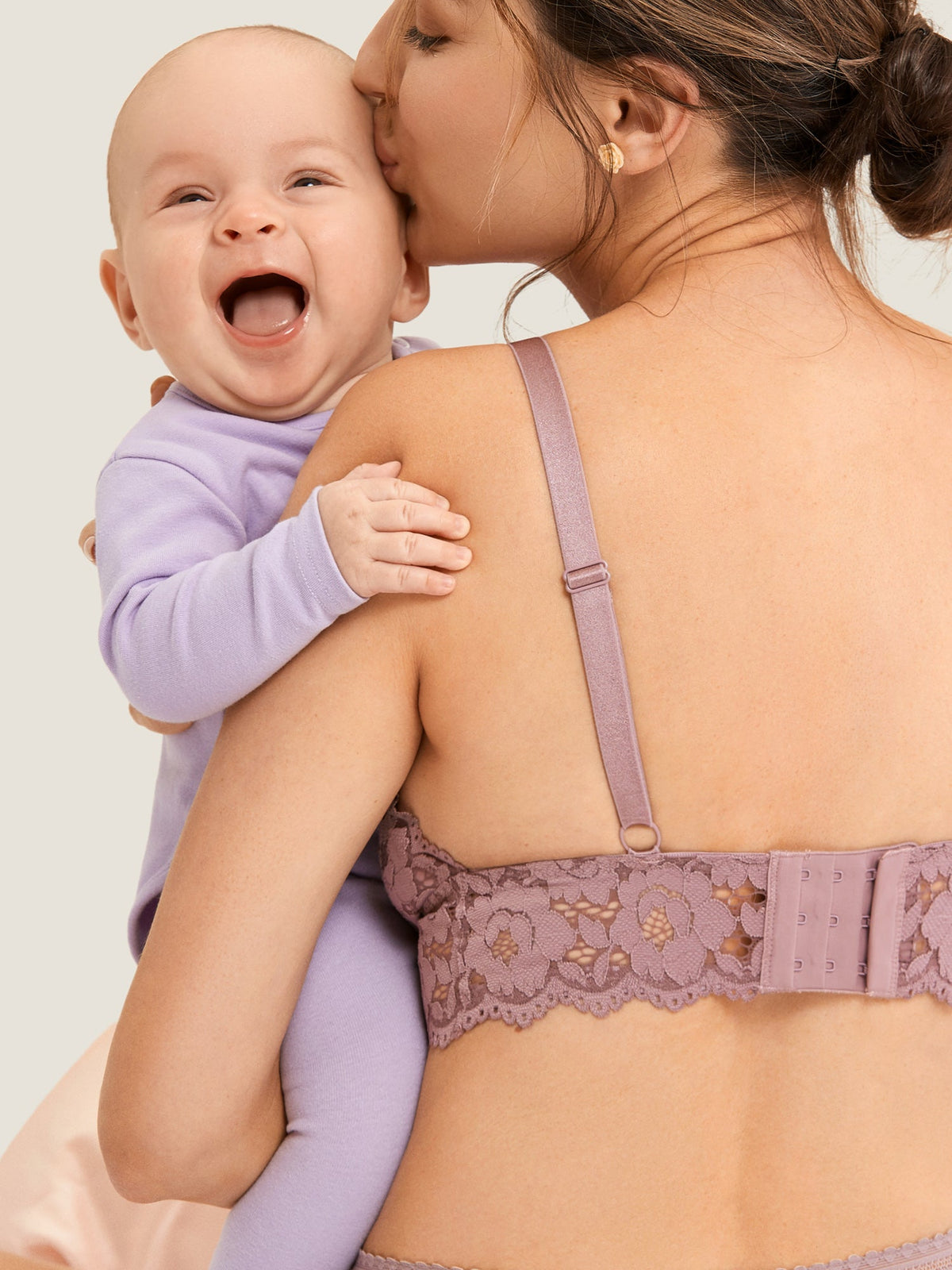 Fazo Store kanten voedingsbralette met diepe V-hals