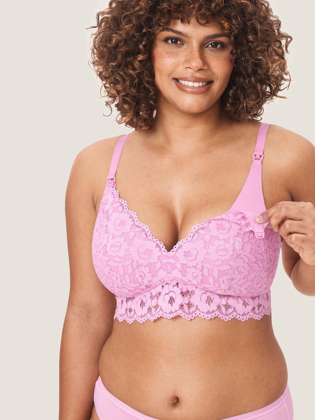 More Support Lace Nursing Bralette
