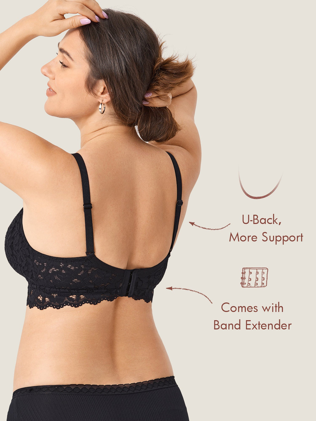 Fazo Store kanten voedingsbralette met extra ondersteuning
