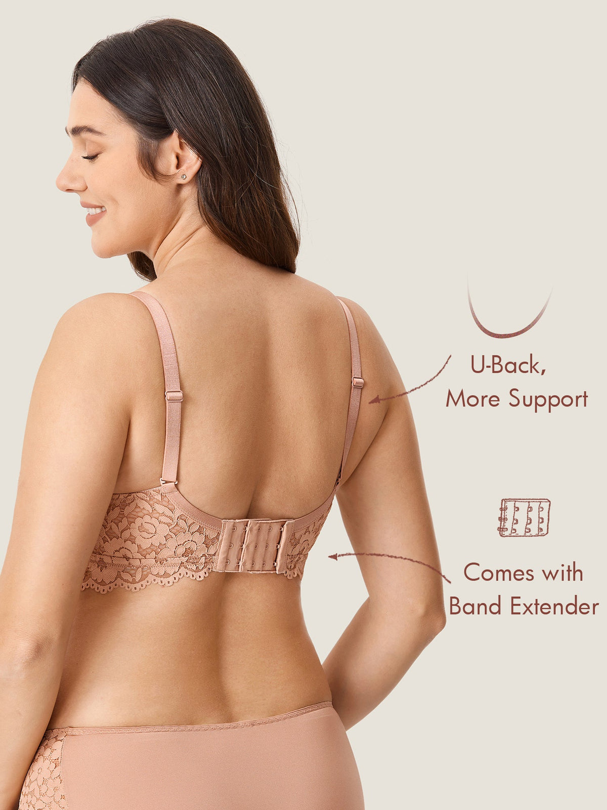 Fazo Store kanten voedingsbralette met extra ondersteuning